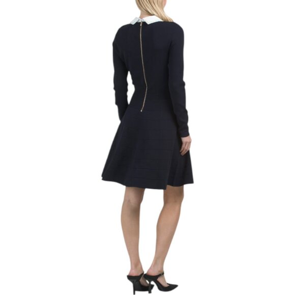 NANETTE LEPORE Collared Sweater Mini Dress - Picture 2 of 3